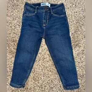 Old Navy Boyfriend‎ Fleece Lined Jeans 3T Dark Wash Cozy Winter Denim